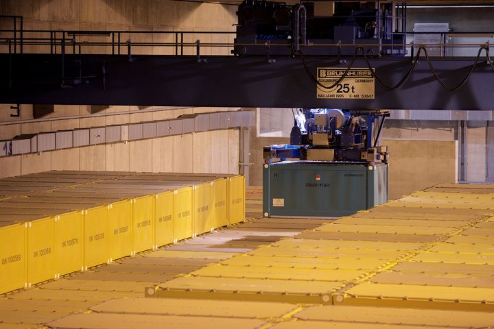 KTE Zwischenlager Containertransport